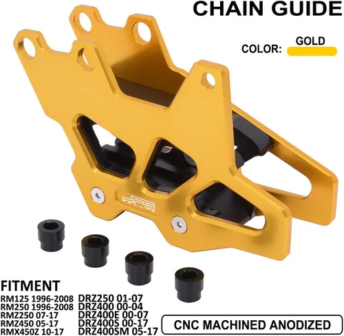 Miniatura 2 de Protector de guía de cadena CNC para RM RMZ RMX DRZ DRE RM125 RM250 RMZ250 RMZ450 RMX450Z DRZ250 DRZ400 DRZ400E DRZ400S DRZ400SM motocicleta Dirt