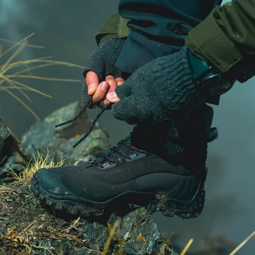 Miniatura 3 de Botas de senderismo para mujer, ligeras, impermeables, para caza, soporte para tobillo, agarre de alta tracción