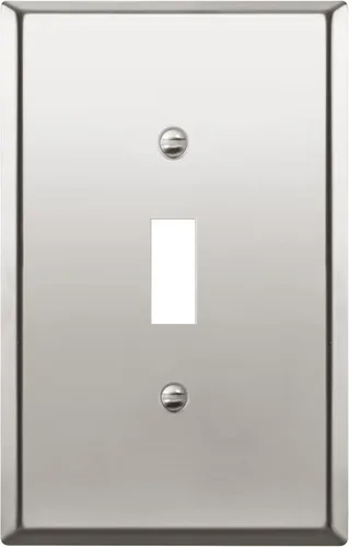 Miniatura 8 de ENERLITES Placa de Pared Metálica para Interruptor de Luz de Palanca, Acero Inoxidable 201, Resistente a la Corrosión, Tamaño Estándar 1-Gang 4.50