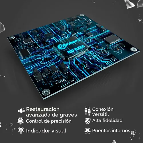 Miniatura 12 de Taramps Big Bass DSP - Procesador de audio para automóvil, potenciador de graves profundos con controles de frecuencia ajustable y barrido
