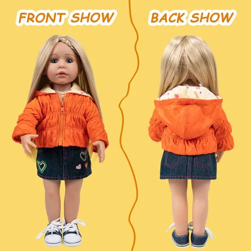 Miniatura 5 de Rakki Dolli - Conjunto de ropa moderna hecha a mano para muñeca