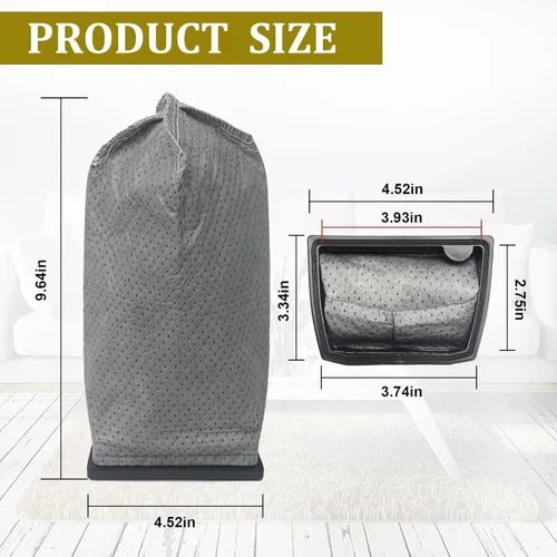 Miniatura 3 de Bolsas de filtro de tela HEPA de repuesto para Hoover Porta Power Swingette S1015 S1029 CH30000 Bolsa de aspiradora comercial de repuesto 43662023