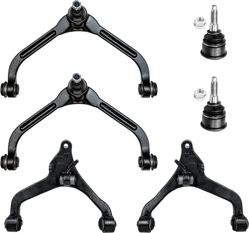Miniatura 193 de Detroit Axle - Kit de extremo delantero para Chrysler 300 Dodge Charge Challenger 2011-2023, 2 brazos de control inferiores traseros 2 rótulas