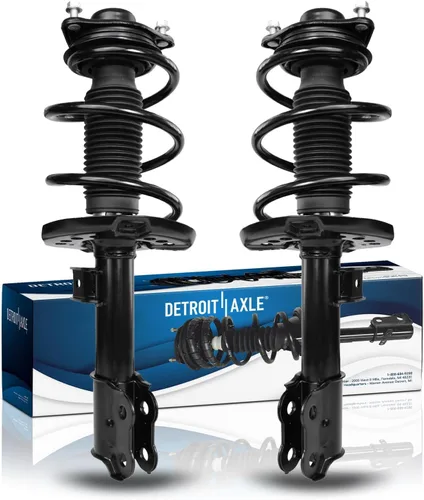 Miniatura 42 de Detroit Axle - 2 puntales delanteros para Chevy Equinox GMC Terrain Saturn Vue Pontiac Torrent Suzuki XL-7 Captiva Sport Struts completos con muelle