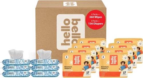 Miniatura 37 de Hello Bello Pañales Premium, Talla 3 (14-24 libras) Paquete Sorpresa para Niñas - 100 Unidades, Hipoalergénicos con Tacto Suave Similar a la Tela