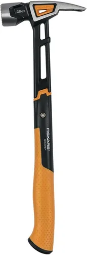 Miniatura 11 de Fiskars Pro IsoCore - Martillo de uso general de 20 oz (15.5") - con garra de extracción, agarre absorbente de impactos y iniciador magnético