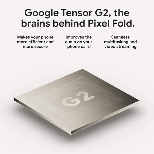 Miniatura 9 de Google Pixel Fold - Smartphone Android 5G desbloqueado con lente teleobjetivo y lente ultraancha - Pantalla plegable - Batería de 24 horas