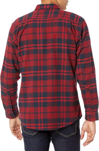 Miniatura 2 de Tienda Essentials - Camisa de franela de manga larga para hombre (disponible en tallas grandes y altas)
