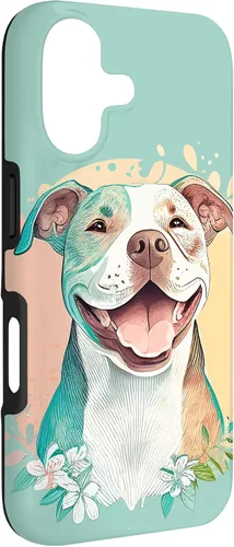 Miniatura 3 de Pit Bull - Carcasa para iPhone 17, diseño artístico de Pitbull para mujer