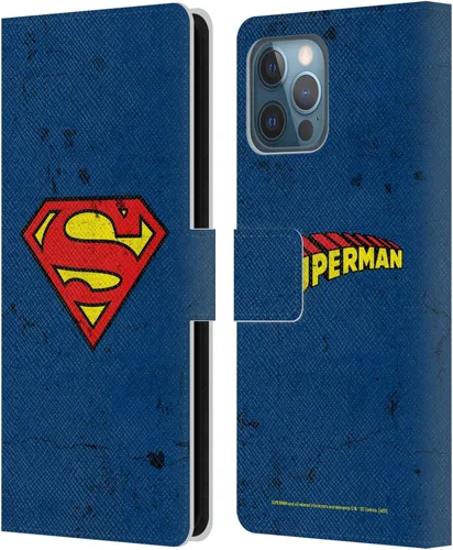Miniatura 51 de Head Case Designs Funda de piel con licencia oficial de Superman DC Comics con logotipos negros y rojos compatible con Apple iPhone 11
