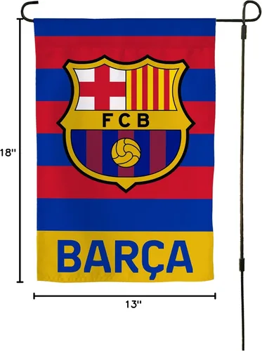 Miniatura 9 de Desert Cactus Bandera de jardín del FC Barcelona FCB – 19 x 12 pulgadas, bandera de fútbol Barcelona Barça Barça Barça, para exhibición al aire