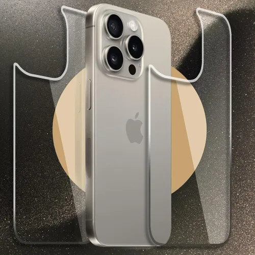 Miniatura 9 de Protector de cristal trasero para iPhone 15 Pro Max y protector de lente de cámara [2 + 2 paquetes], iPhone 15 Pro Max, protector de pantalla