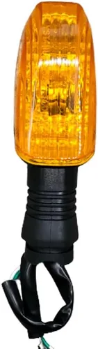 Miniatura 3 de 1 par amarillo lente delantera trasera motocicleta señal de giro luz lámpara para Kawasaki KLE 500 650 Versys Z1000 Z750S Ninja 650R ZX-6R 600 636