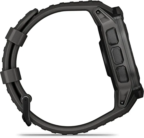 Miniatura 5 de Garmin Instinct 2X Solar, reloj inteligente GPS resistente, linterna incorporada, capacidad de carga solar, GNSS multibanda, grafito, NA/AUS/NZ