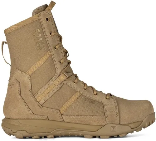 5.11 Tactical A/T Botas de estilo militar todoterreno de 8 pulgadas para hombre, para nieve, senderismo, trabajo, sin cremallera, resistentes al