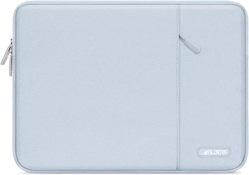 Miniatura 42 de MOSISO Funda vertical de poliéster con bolsillo para laptop de 15, 15.6 y 16 pulgadas, para computadora MacBook Pro 16 M4, M3, M2 y M1, HP, Acer