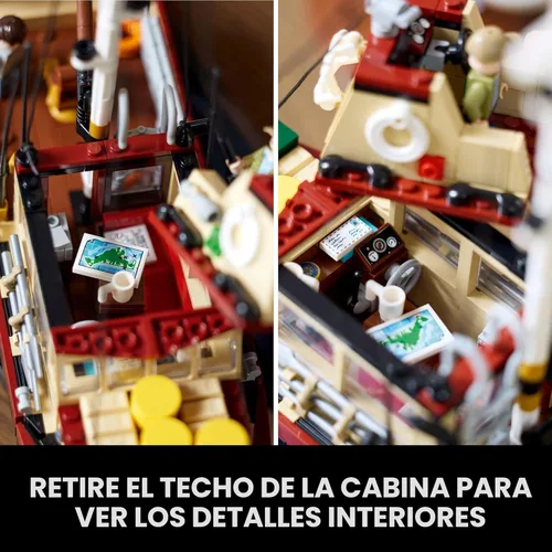 Miniatura 5 de LEGO Ideas Jaws Set – Kit de diorama para fanáticos de la película clásica – Juguete de tiburón – Regalo de recuerdos de película para adultos