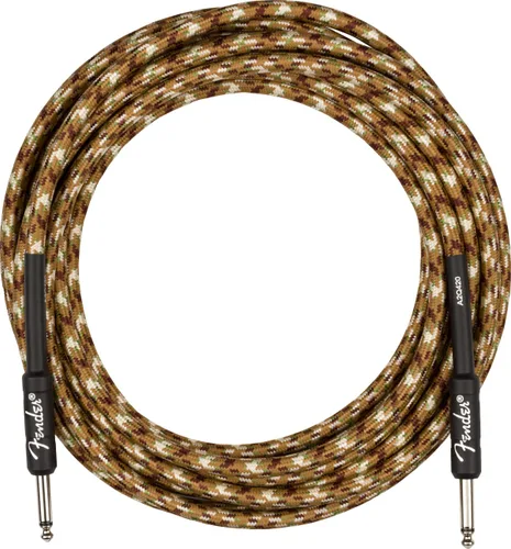 Miniatura 22 de Fender Cable de instrumento original de 18.6 pies, recto, negro, 1 paquete