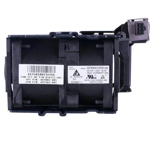 Miniatura 2 de BestParts Ventilador de refrigeración de repuesto compatible con HP ProLiant DL360 DL360p DL360e G8 Gen8 654752-001 667882-001 697183-001