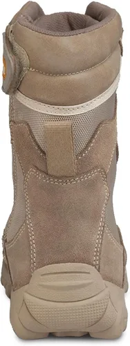 Miniatura 6 de WORKLAND 76201 - Botas tácticas militares para hombre botas de cuero completo del ejército botas de caza para hombre botas de trabajo de punta suave