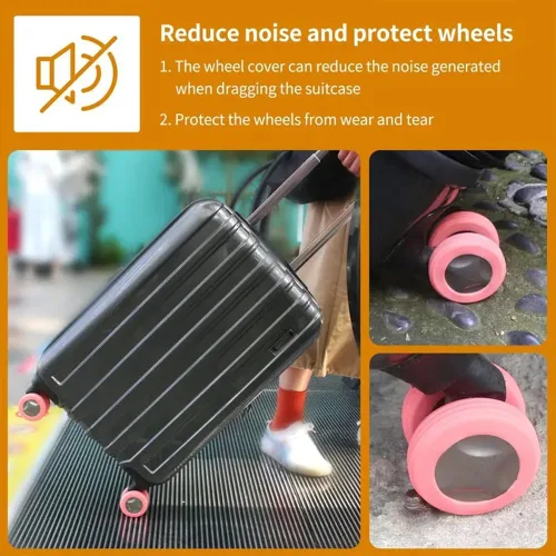 Miniatura 3 de Cubierta protectora para el compartimiento de equipaje, 8162432 piezas, fundas impermeables para ruedas de equipaje, fundas protectoras