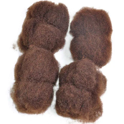 Miniatura 8 de Cabello humano afro ajustado, ideal para hacer o reparar rastas permanentes, rizos y trenzas, 4 paquetes/paquete (8 pulgadas/9.2 in, rubio miel #27)