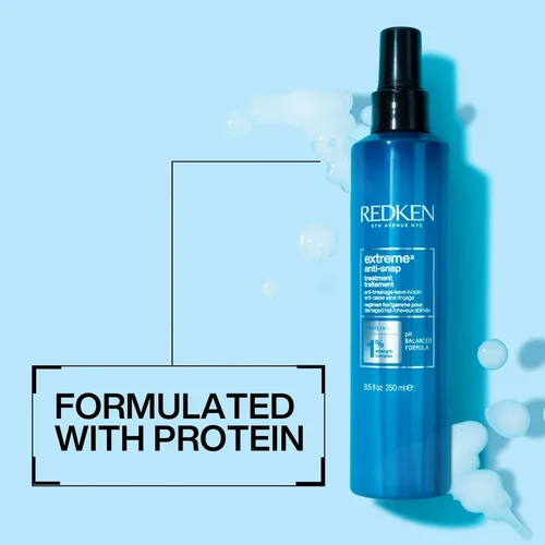 Miniatura 5 de Redken Extreme - Tratamiento sin enjuague antiquebradura y anti-rotura para cabello dañado - Fortifica y ayuda a reducir la rotura, infundido