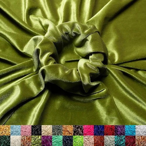 Miniatura 43 de Ice Fabrics The Yard - Tela de terciopelo elástico elástico suave de 60 pulgadas de ancho para coser ropa, disfraces, manualidades, 90% poliéster