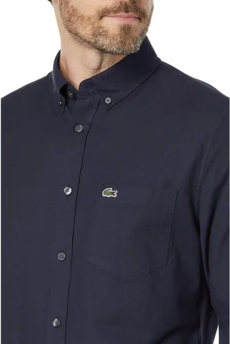 Miniatura 3 de Lacoste Camisa de algodón Oxford con cuello abotonado para hombre