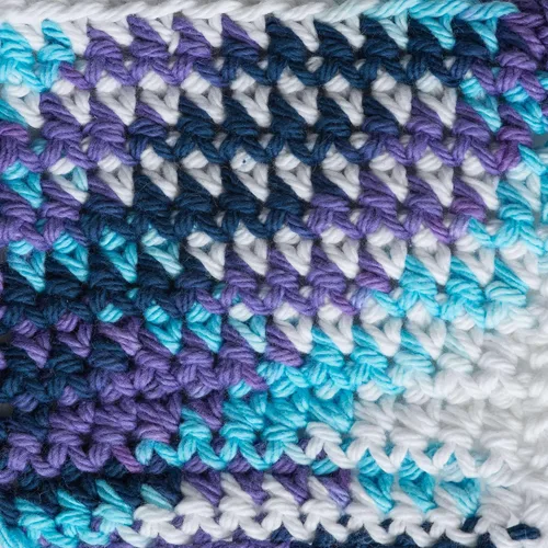 Miniatura 3 de Lily Sugar'n Cream - Paquete de 6 hilos de 100 % algodón con marcadores de puntada Bella's Crafts (mezcla azul)
