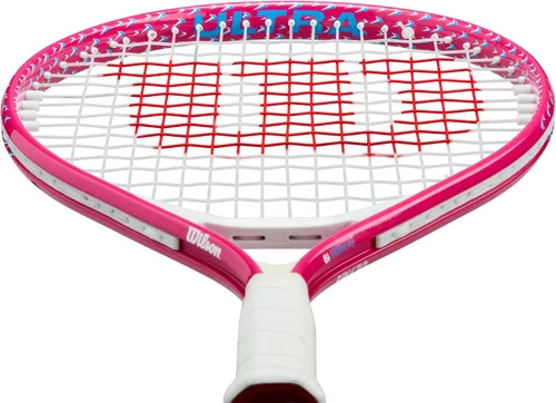 Miniatura 4 de Wilson Ultra Power - Raqueta de tenis recreativa junior de 19" - Rosa/Blanco/Azul
