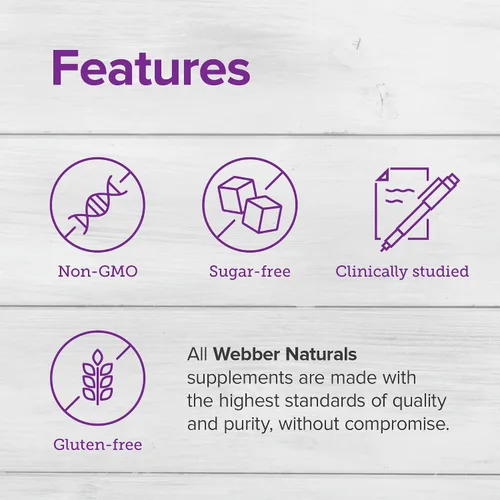 Miniatura 3 de Webber Naturals Colágeno 30 con biotina, 2,500 mg de péptidos de colágeno bioactivos con 5,000 mcg de biotina por porción, 120 tabletas, para una