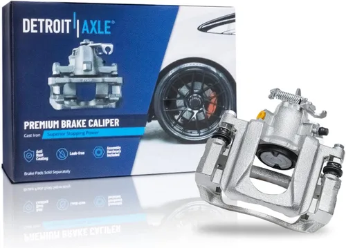 Miniatura 3 de Detroit Axle - Kit de freno trasero para Chrysler Town & Country Dodge Grand Caravan VW Routan, repuesto de pastillas de freno de cerámica