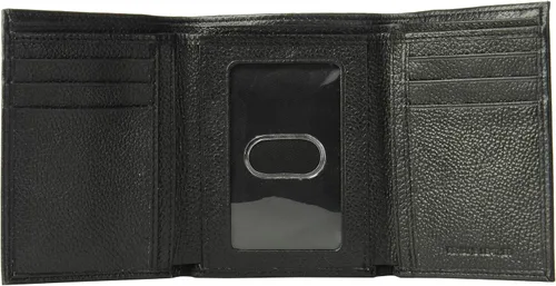 Miniatura 4 de John Deere Billetera de tres pliegues para hombre, color negro, talla única, Negro
