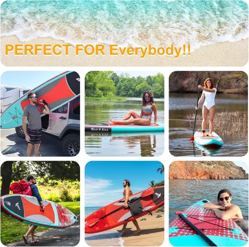 Miniatura 7 de Freein SUP Inflatable Stand Up Paddle Board with Kayak Seat,Paddle Boards for Adults 10'/10'6”/11', Accessories sup Pump Adaptor,sup Kayak Paddle