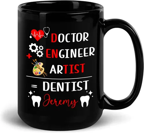 Miniatura 10 de El mejor regalo para dentista, regalo personalizado para dentista, apreciación del dentista, taza de oficina dental, taza de odontología, regalo