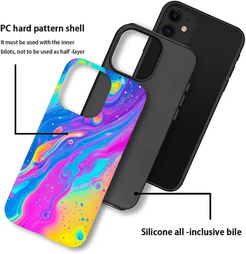 Miniatura 4 de DAIZAG Funda compatible con iPhone 11, hermoso color arena, patrón completo, carcasa rígida híbrida de plástico TPU + funda de protección