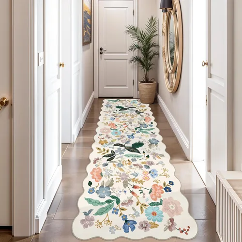 Miniatura 151 de Alfombra lavable para pasillo - 2x7 alfombras de cocina, alfombra para entrada, alfombra vintage, suave, alfombra antideslizante para piso, alfombra