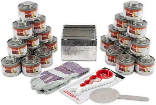 Miniatura 13 de ¡Nuevo y mejorado! Juego de almacenamiento de combustible de cocina de emergencia premium, vida útil de más de 20 años Disponible en 4 latas, 12