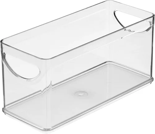 Miniatura 9 de iDesign - Contenedor de almacenamiento de plástico reciclado para armario y despensa con asas integradas, 10 x 4.25 x 5 pulgadas, contenedor