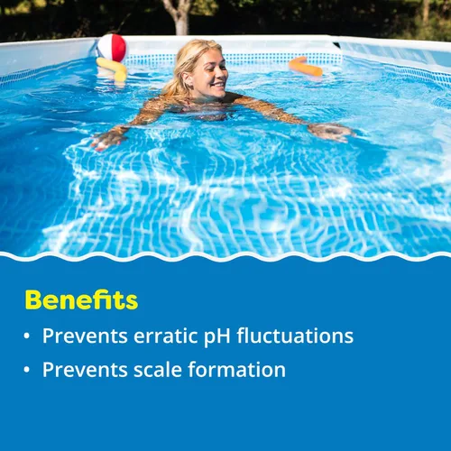 Miniatura 2 de In The Swim Aumento de alcalinidad para piscinas: aumenta la alcalinidad y equilibra los niveles de pH en el agua de tu piscina, 100% bicarbonato
