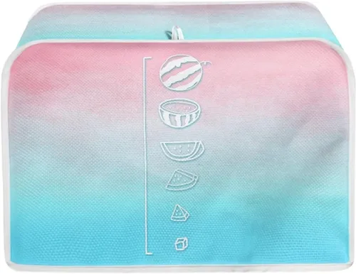 Miniatura 9 de Polynesia - Funda para tostadora de flores, duradera y pequeña, con gancho superior, lavable, a prueba de polvo, funda protectora para pan pequeño, M