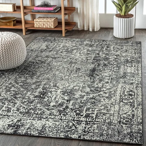 Miniatura 12 de Morebes Alfombra Bohemia Azul para Baño 2x4.3 pies, Alfombra de Pasillo Lavable Antideslizante Tapete de Baño Suave, Alfombras de Piso