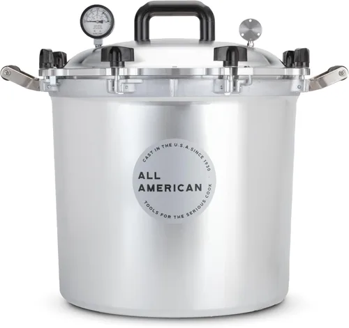 Miniatura 12 de Olla/envasadora a presión All American 1930-21.5qt (El 921), Kelp - Sistema exclusivo de sellado metal a metal - Adecuada para estufas de gas, Azul