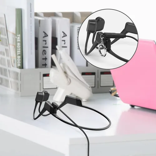 Miniatura 6 de Cable de carga para auriculares Shokz Openrun/Openrun Pro/Opencomm/OpenRun Mini y Aftershokz Aeropex AS800 con adaptador USB C, cable de carga