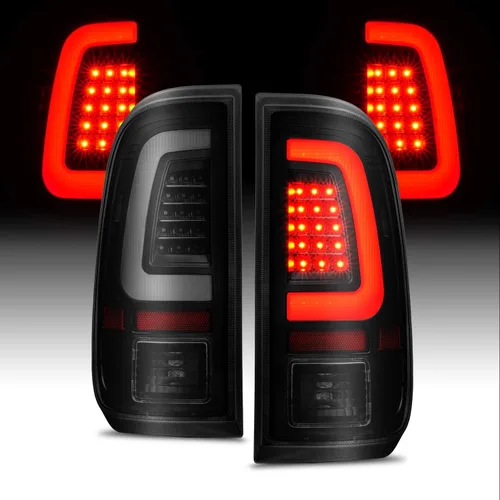 Miniatura 8 de AmeriLite Para Ford F250 F350 F450 SD 2008-2016 tipo C halógeno, LED, tubo de repuesto de luces traseras de camioneta con bombilla inversa, lado