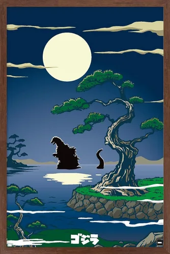 Miniatura 7 de Trends International Godzilla - Póster de pared de lago, 22.4 pulgadas de largo x 14.7 W, versión premium sin marco