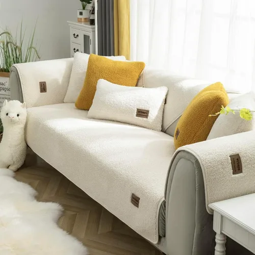 Miniatura 4 de vctops Paquete de 2 fundas de cojín decorativo de forro polar Sherpa de doble cara para sofá, cama y sillón, fundas de cojín de felpa suave y Azul