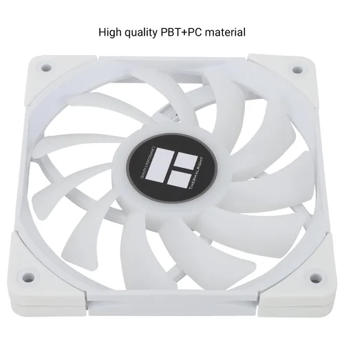 Miniatura 5 de Thermalright Ventilador de CPU TL-C12015W-S, ventilador silencioso de carcasa de computadora PWM de 4.724 in, enfriador de PC delgado de 0.591 in