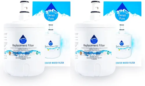 Denali Pure - Paquete de 2 filtros de agua de repuesto para refrigerador Sears 10672909202, compatible con el cartucho de filtro de agua para